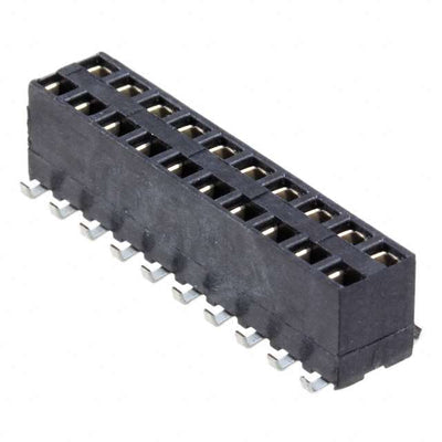 1-966645-0 by TE Connectivity AMP Connectors - CONNECTOR RECPT 20POS 0.1 GOLD SMD
