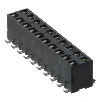 1-969973-0 by TE Connectivity AMP Connectors - CONNECTOR RECPT 20POS 0.1 GOLD SMD