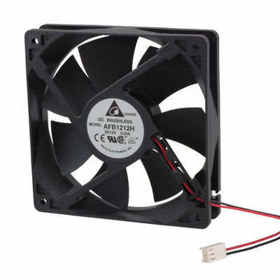 1-NPO/603-1075 by Delta Electronics - FAN AXIAL 120X25.4MM 12VDC RECT