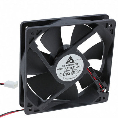 1-NPO/603-1076 by Delta Electronics - FAN AXIAL 120X25.4MM 12VDC RECT