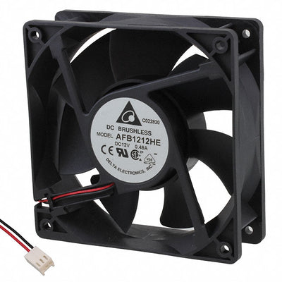 1-NPO/603-1326 by Delta Electronics - FAN AXL 120X38MM 12VDC RECT CONN