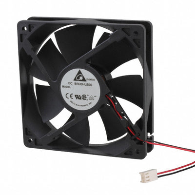 1-NPO/603-1338 by Delta Electronics - FAN AXIAL 120X25.4MM 12VDC RECT
