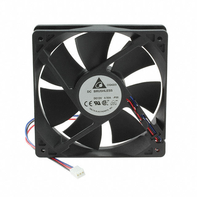 1-NPT/603-1331 by Delta Electronics - FAN AXIAL 120X25.4MM 12VDC RECT