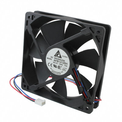 1-NPT/603-1336 by Delta Electronics - FAN AXIAL 120X25.4MM 12VDC RECT