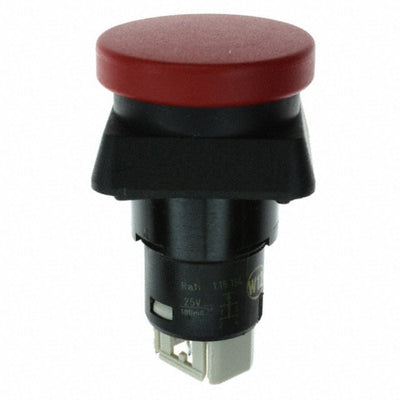 1.15.154.006/0301 by RAFI USA - PUSH SWITCH DPST-NC 0.1A 25V