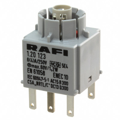 1.20.123.004/0000 by RAFI USA - CONTACT BLOCK DPST-NC 3A 120V