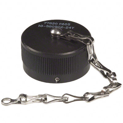 10-580902-24Y by Amphenol Industrial Operations - CONNECTOR PROTECTIVE COVER 24 BLACK