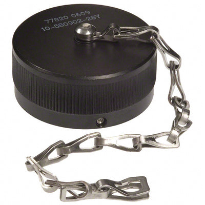 10-580902-28Y by Amphenol Industrial Operations - CONNECTOR PROTECTIVE COVER 28 BLACK