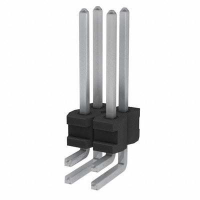 10007607-402-04LF by Amphenol ICC (FCI) - CONNECTOR HEADER R/A 4POS 2.54MM