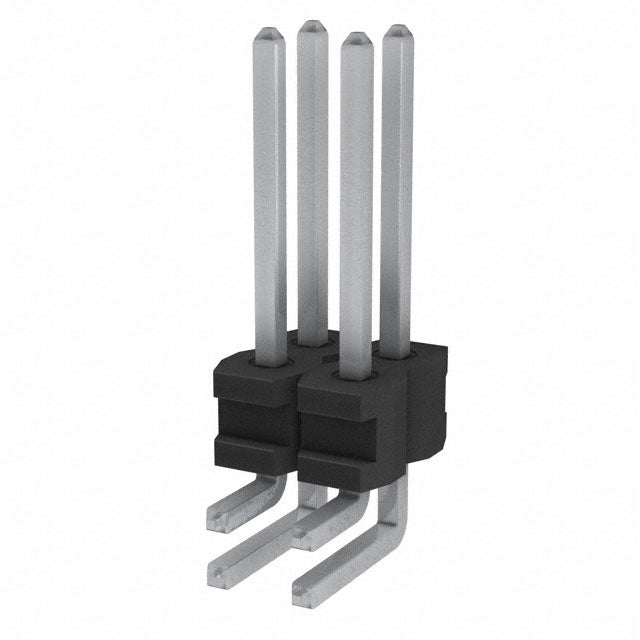 10007607-402-04LF by Amphenol ICC (FCI) - CONNECTOR HEADER R/A 4POS 2.54MM