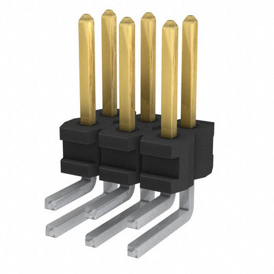 10007607-801-06LF by Amphenol ICC (FCI) - CONNECTOR HEADER R/A 6POS 2.54MM