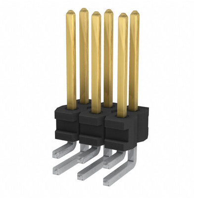 10007607-802-06LF by Amphenol ICC (FCI) - CONNECTOR HEADER R/A 6POS 2.54MM