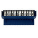 10022753-012LF by Amphenol ICC (FCI) - CONNECTOR FFC FPC RCPT 12POS 2.54MM