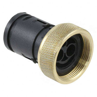 100283-1 by TE Connectivity AMP Connectors - CONNECTOR PLUG HSG FMALE 2POS INLINE