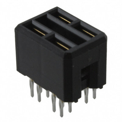 10028916-4444P00LF by Amphenol ICC (FCI) - CONNECTOR RECPT BLADE PWR 4POS PCB