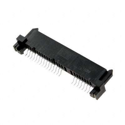 10029364-001LF by Amphenol ICC (FCI) - CONNECTOR SATA RCPT 22POS SLD R/A SMD