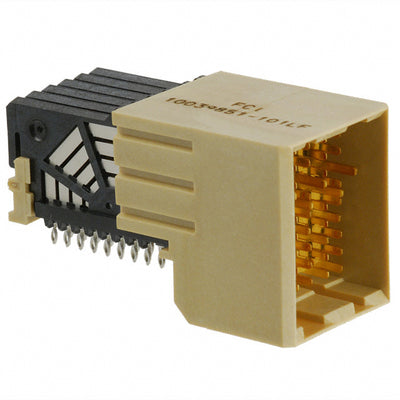 10039851-101LF by Amphenol ICC (FCI) - CONNECTOR HDR HI SPEED 54POS EDGE MT