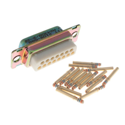 M24308/2-2Z by ITT Cannon, LLC - CONNECTOR DSUB RCPT 15POS PNL MNT