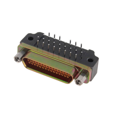 M83513/13-E01CP by ITT Cannon, LLC - CONNECTOR MICRO-D RCPT 31POS R/A SLDR