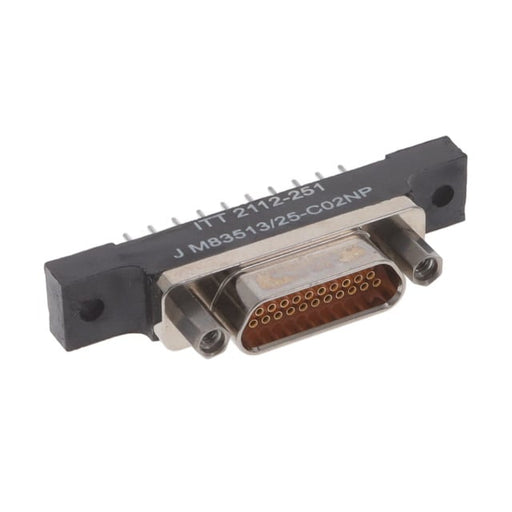 M83513/25-E01NP by ITT Cannon, LLC - MICRO-D RECEPTACLE 31POS PCB, EL