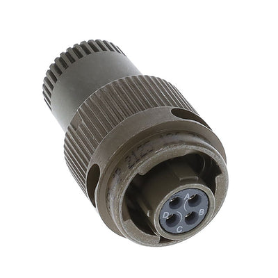 MS3116E8-4P by ITT Cannon, LLC - CONNECTOR PLUG 4POS STRAIGHT W/PINS