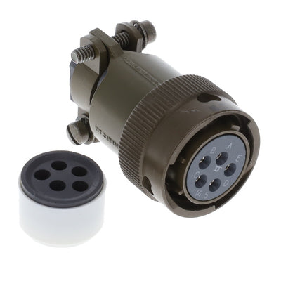 MS3116F14-5S by ITT Cannon, LLC - CONNECTOR PLUG 5POS CABLE SKT