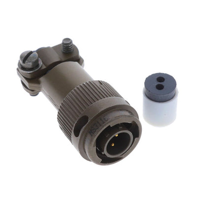 MS3116F8-2P by ITT Cannon, LLC - CONNECTOR PLUG 2POS CABLE PIN