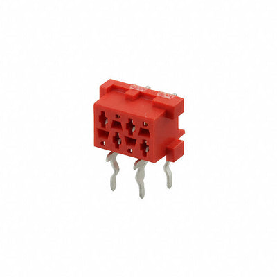 100400-4 by TE Connectivity AMP Connectors - CONNECTOR RECPT 4POS 0.1 TIN PCB R/A