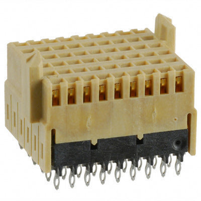 10043546-101LF by Amphenol ICC (FCI) - CONNECTOR RECPT HIGH SPEED 54POS PCB