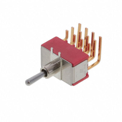 1004P6T1B4M7RE by E-Switch - SWITCH TOGGLE DP3T 0.4VA 20V