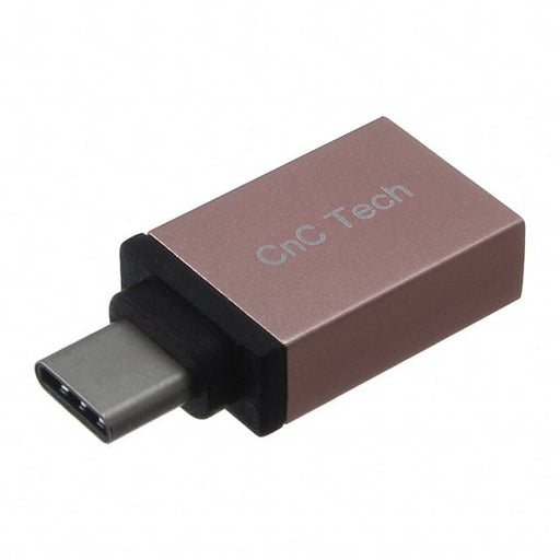 1005-1050-RE by CNC Tech - ADAPTER USB A RCPT TO USB C PLUG