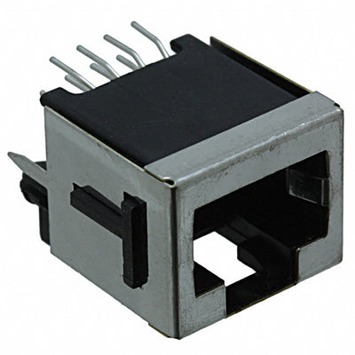 100616-2 by TE Connectivity AMP Connectors - CONNECTOR MOD JACK 8P8C VERT SHIELDED