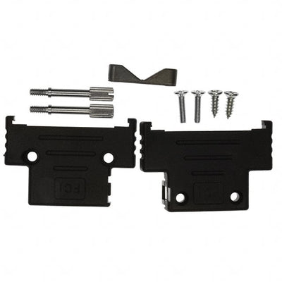 10070163-01LF by Amphenol ICC (FCI) - CONNECTOR BACKSHELL 15POS 180DEG BLK