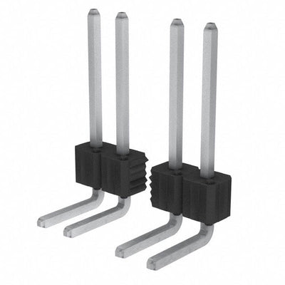 10082201-406K06LF by Amphenol ICC (FCI) - CONNECTOR HEADER R/A 6POS 2.54MM