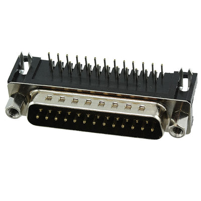 10090097-P254VLF by Amphenol ICC (FCI) - CONNECTOR D-SUB PLUG 25POS R/A SLDR