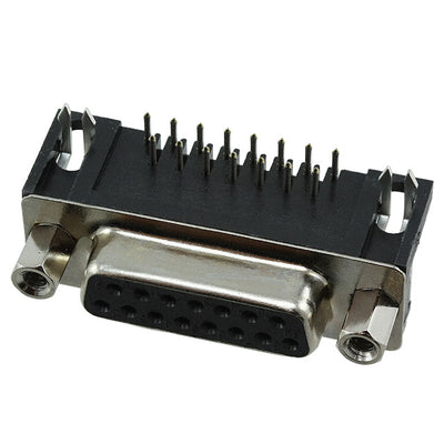 10090099-S154VLF by Amphenol ICC (FCI) - CONNECTOR D-SUB RCPT 15POS R/A SLDR