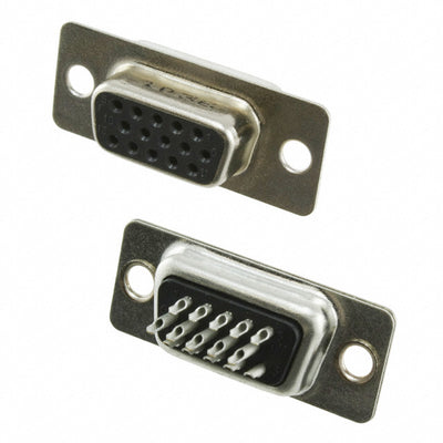 10090770-S154ALF by Amphenol ICC (FCI) - CONNECTOR D-SUB HD RCPT 15P SLDR CUP