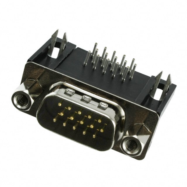 10090926-P154VLF by Amphenol ICC (FCI) - CONNECTOR D-SUB HD PLUG 15P R/A SLDR