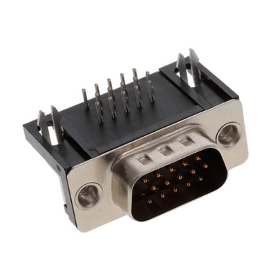 10090926-P156XLF by Amphenol ICC (FCI) - CONNECTOR D-SUB HD PLUG 15P R/A SLDR