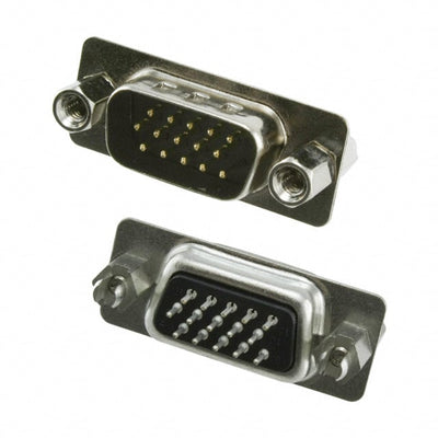 10090928-P154VLF by Amphenol ICC (FCI) - CONNECTOR D-SUB HD PLUG 15P VERT SLDR