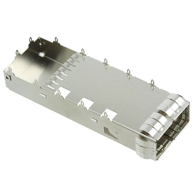 10099114-001LF by Amphenol ICC (Commercial Products) - CONNECTOR QSFP+ CAGE PRESS-FIT R/A