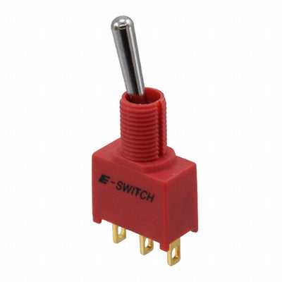 100AWSP1T1B1M1RE by E-Switch - SWITCH TOGGLE SPDT 0.4VA 20V