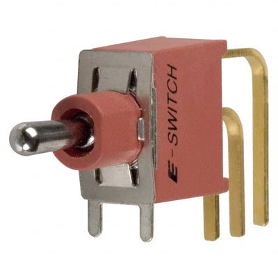 100AWSP3T2B4M7RE by E-Switch - SWITCH TOGGLE SPDT 0.4VA 20V