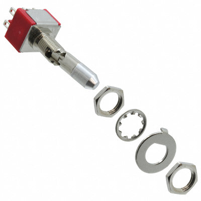 100DP1K2B25M1QEH by E-Switch - SWITCH TOGGLE DPDT 5A 120V