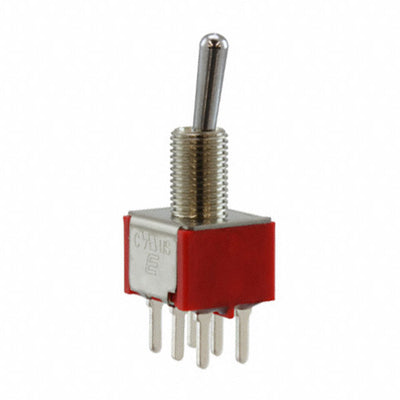 100DP1T1B1M2QE by E-Switch - SWITCH TOGGLE DPDT 5A 120V