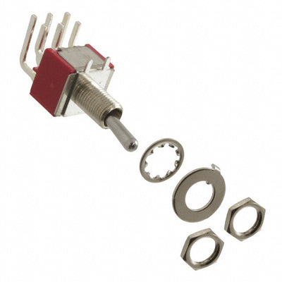 100DP1T1B1M6QEH by E-Switch - SWITCH TOGGLE DPDT 5A 120V