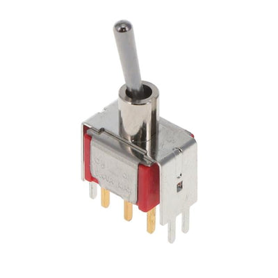 100DP1T1B4VS2RE by E-Switch - SWITCH TOGGLE DPDT 0.4VA 20V