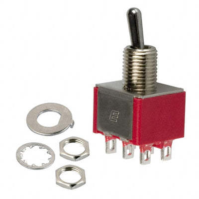 100DP1T2B3M1QEH by E-Switch - SWITCH TOGGLE DPDT 5A 120V