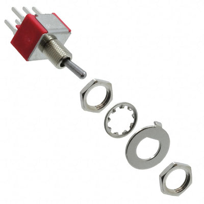 100DP3T2B3M2QEH by E-Switch - SWITCH TOGGLE DPDT 5A 120V
