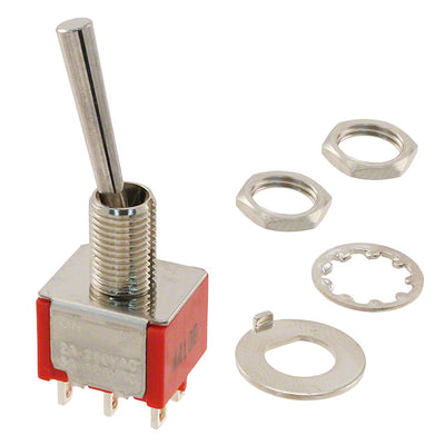 100DP1T4B1M1QEH by E-Switch - SWITCH TOGGLE DPDT 5A 120V